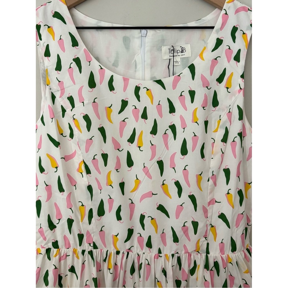 Tulip B Chili Pepper Print Dress - Picture 2 of 10